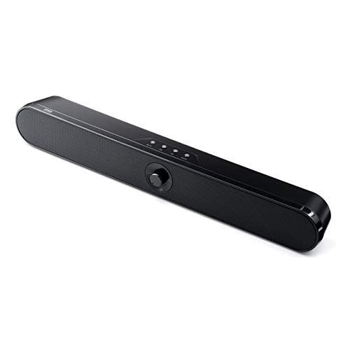 Sanwa Direct Soundbar 45cm Wide 20W Bluetooth/Wired 3.5mm/microSD/USB Memory
