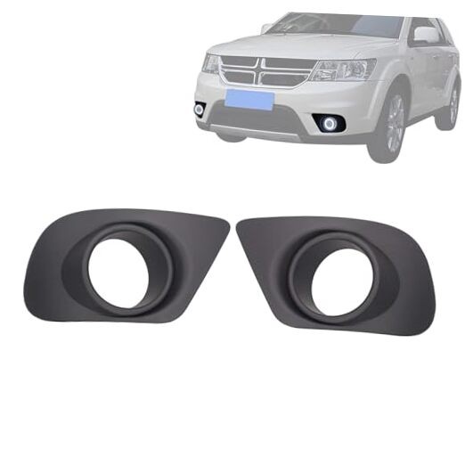 Front Left Driver and Right Passenger Side Fog Light Bezel Cover for Journey