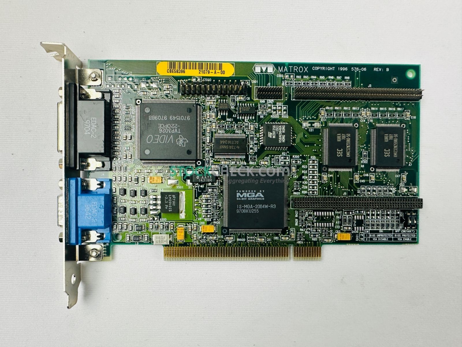 Matrox MGA-MIL/2/HP5 Video Card