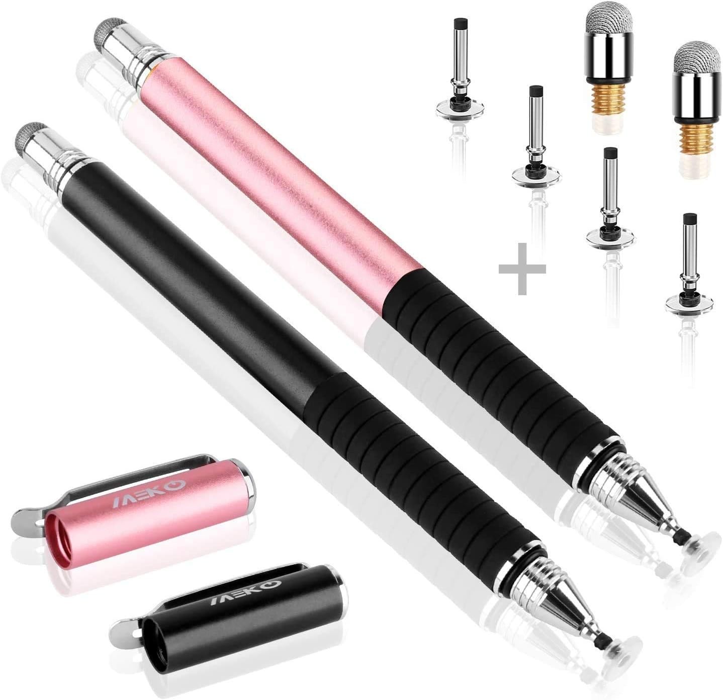 Universal Stylus,[2 in 1 Precision Series] Disc Stylus Touch Screen Pens for ...