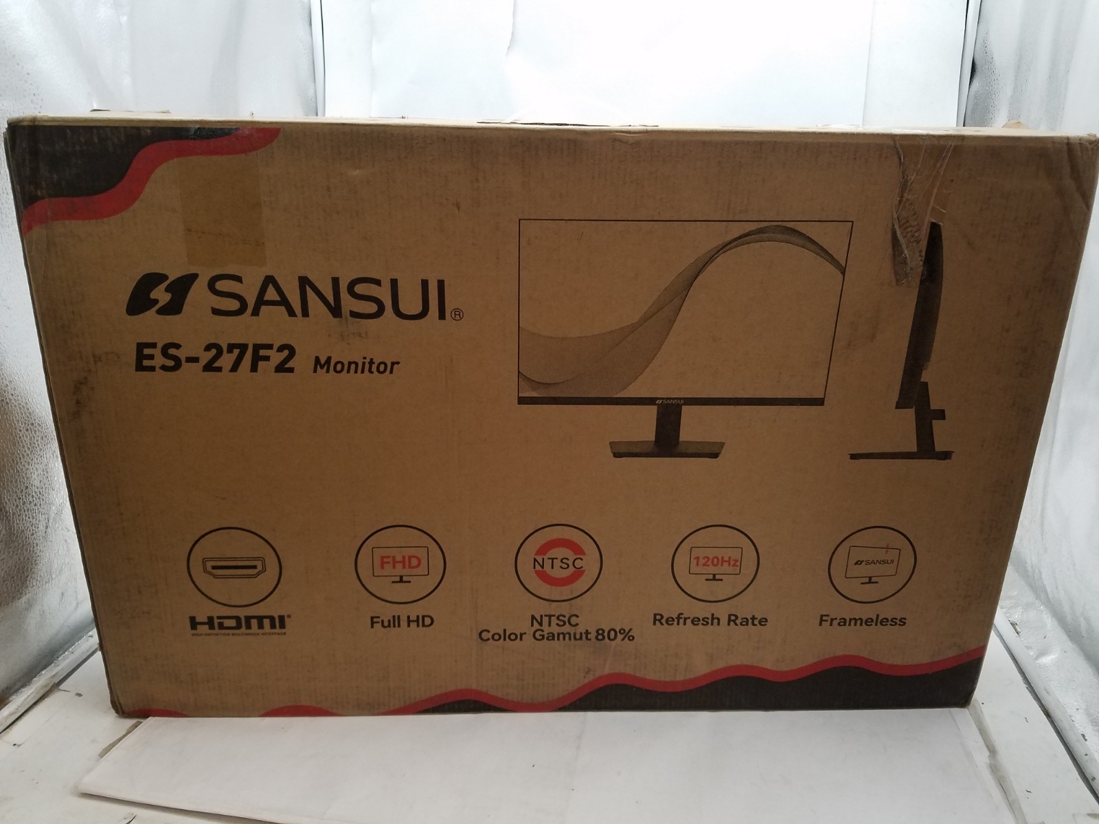 SANSUI 27" Computer Monitor (ES-27F2, HDMI Cable Inc)-852819008438