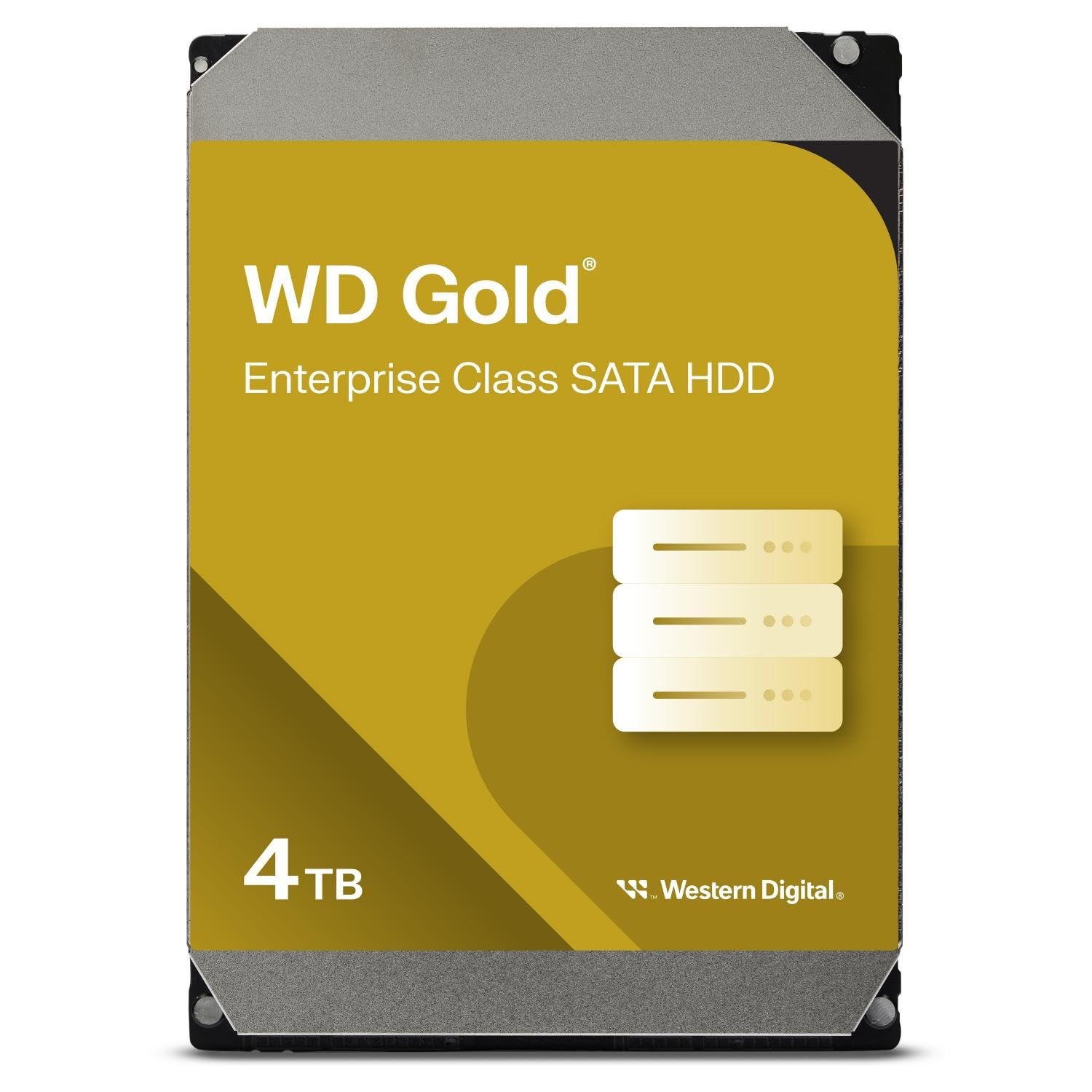 Western Digital 4TB WD Gold Enterprise Class Internal Hard Drive - 7200 RPM C...