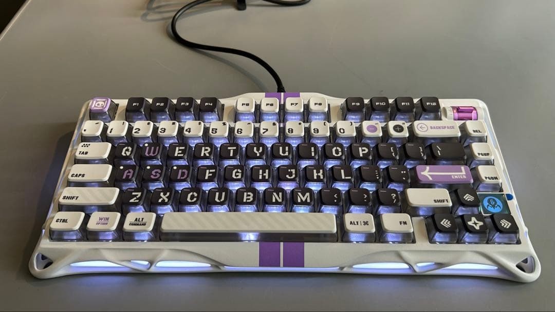 GravaStar Mercury V75 Gaming Keyboard Model V75 US TKL Wired RGB Magnetic Switch