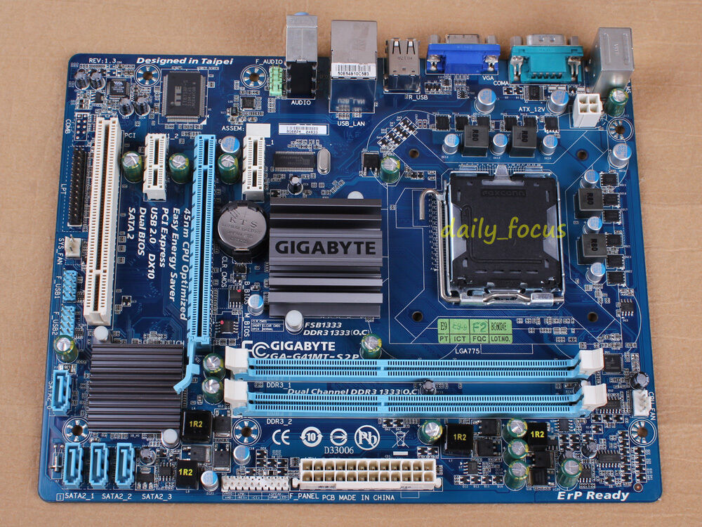Gigabyte GA-G41MT-S2P Motherboard LGA 775/Socket T DDR3 Intel G41