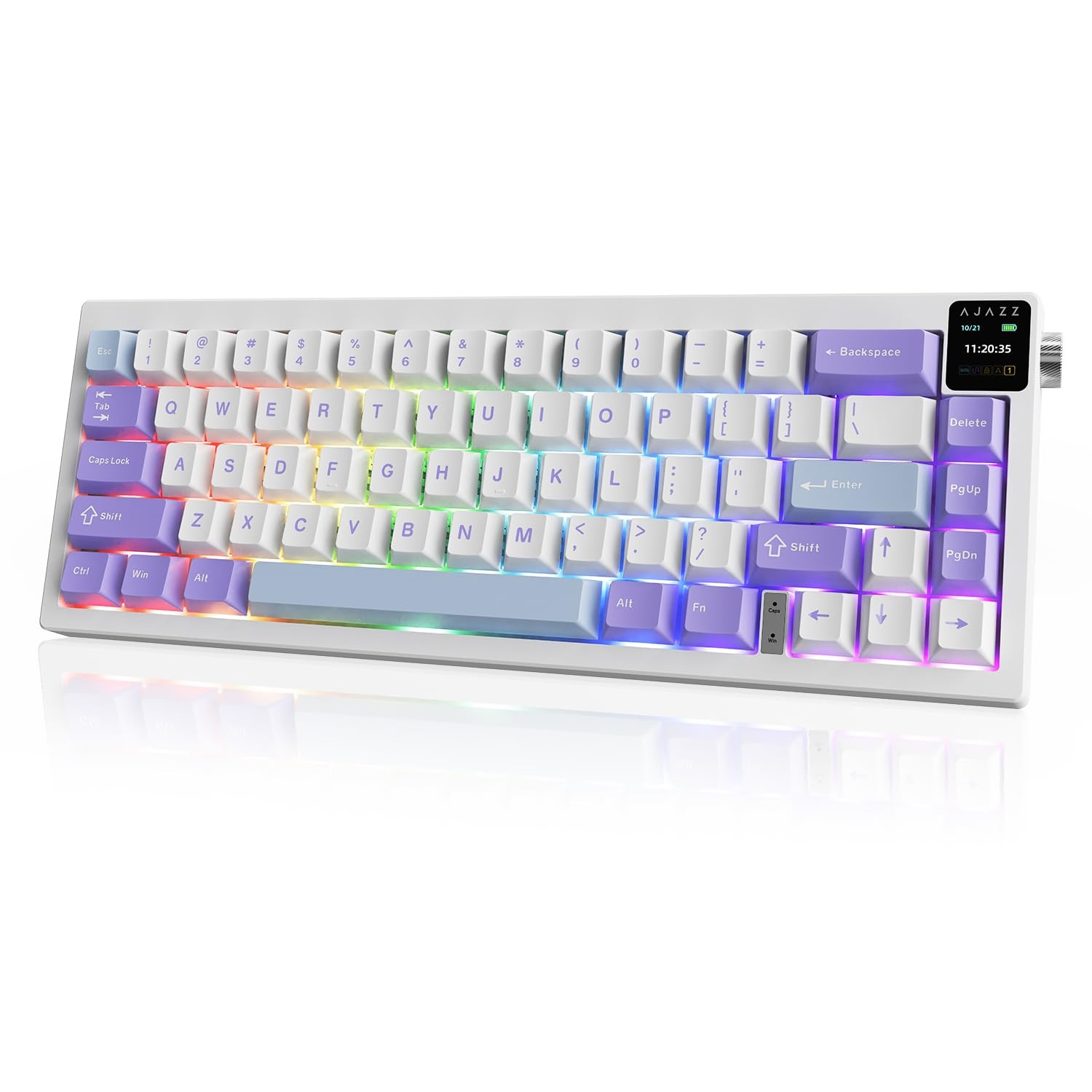 DAIDAI AJ650 Mechanical Keyboard Flying Fish Purple