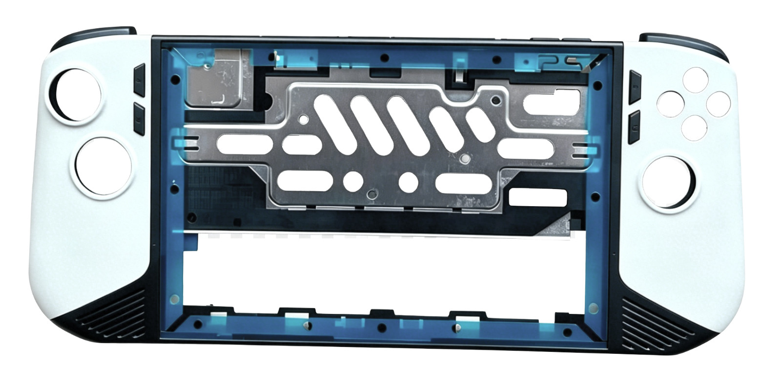 New For MSI Handheld Game Claw 8 AI+ A2VM Upper Case Palmrest/Bottom Case white