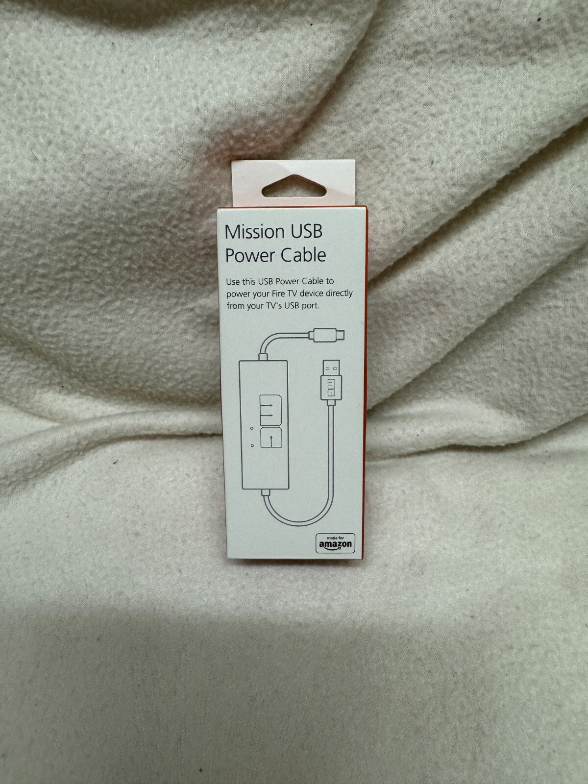 Mission USB Power Cable MC45V6 USB Power Cable for Amazon Fire TV - OPEN BOX