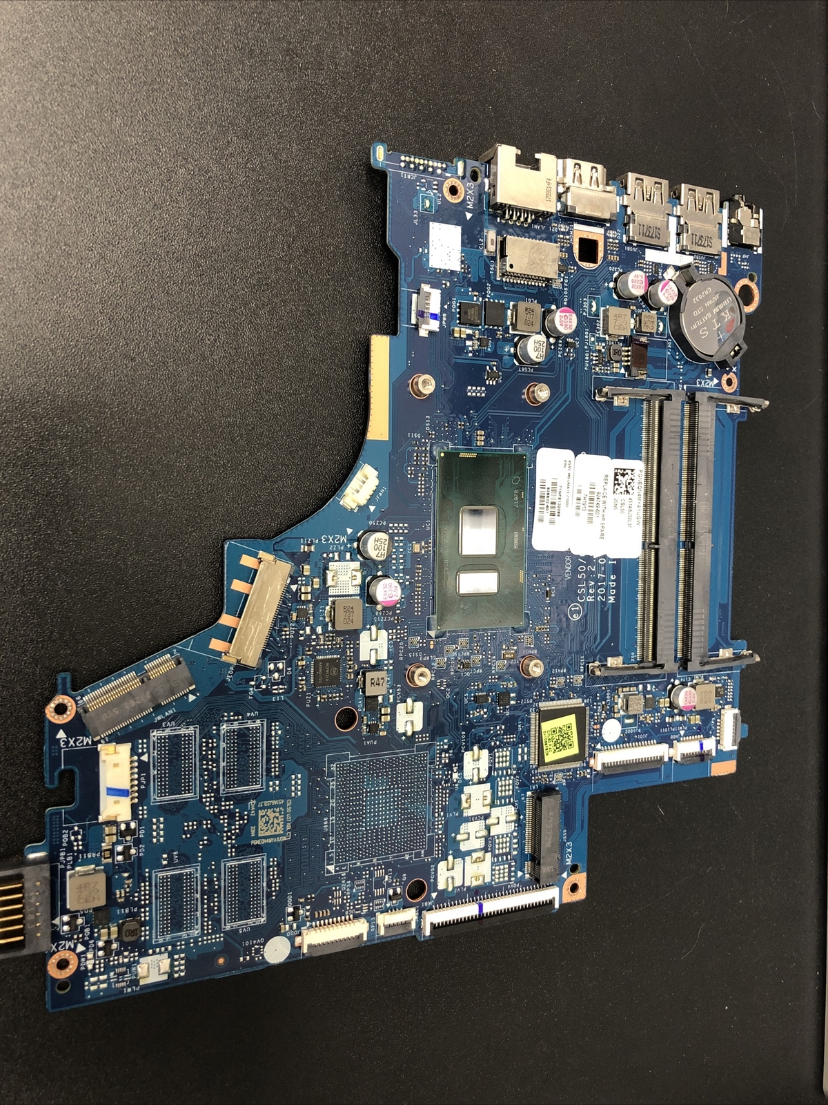 For HP 15-bs Series w i3-7100U CPU LA-E801P 928632-601 Laptop Motherboard