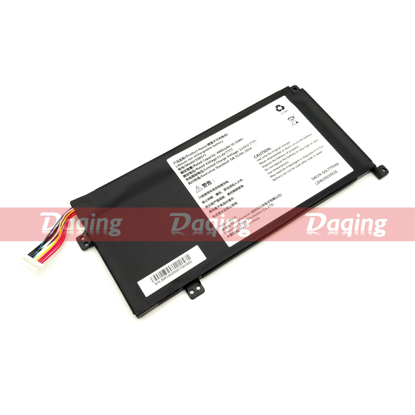 New Original SSBS73 Battery for Mechrevo S1 Pro-01 Pro-02 S2 MX350 SWIN-GGRTTF01