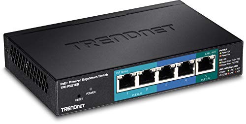 TRENDnet 5-Port PD-Powered Gigabit PoE EdgeSmart Switch, TPE-P521ES (tpep521es)
