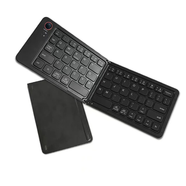 Foldable Wireless Mini Keyboard Quick Charging iPad iOS Android Tablet Bluetooth