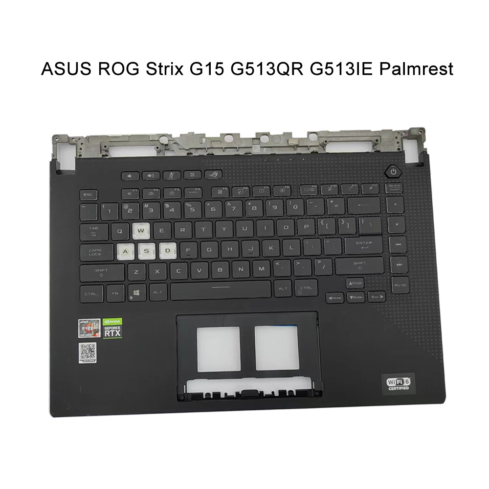For ASUS ROG Strix G15 G513QR G513RX G513IE Palmrest Keyboard 6070B1886031