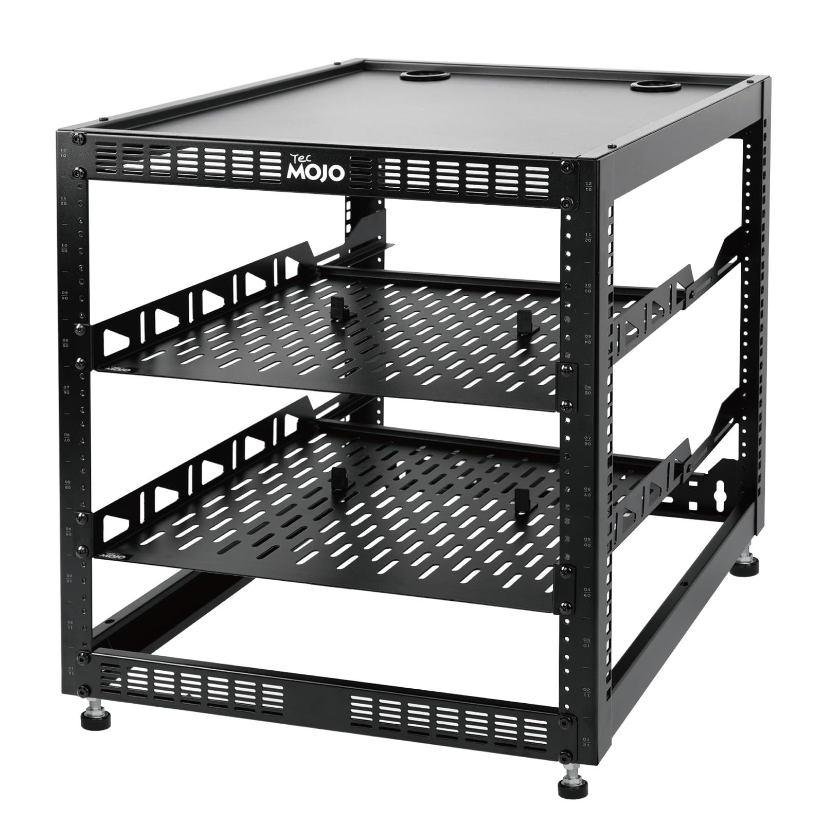 Tecmojo 12U Open Frame Network Rack Floor Wall Mount