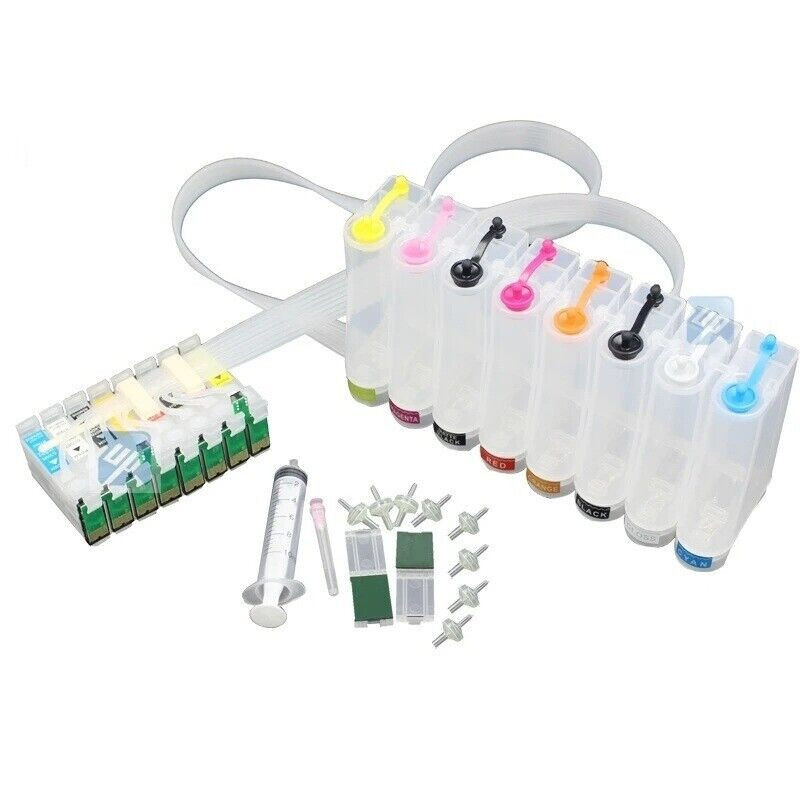 Empty CISS Ink System for Stylus Photo R1900 Printer T0870 -T0879 with ARC Chip