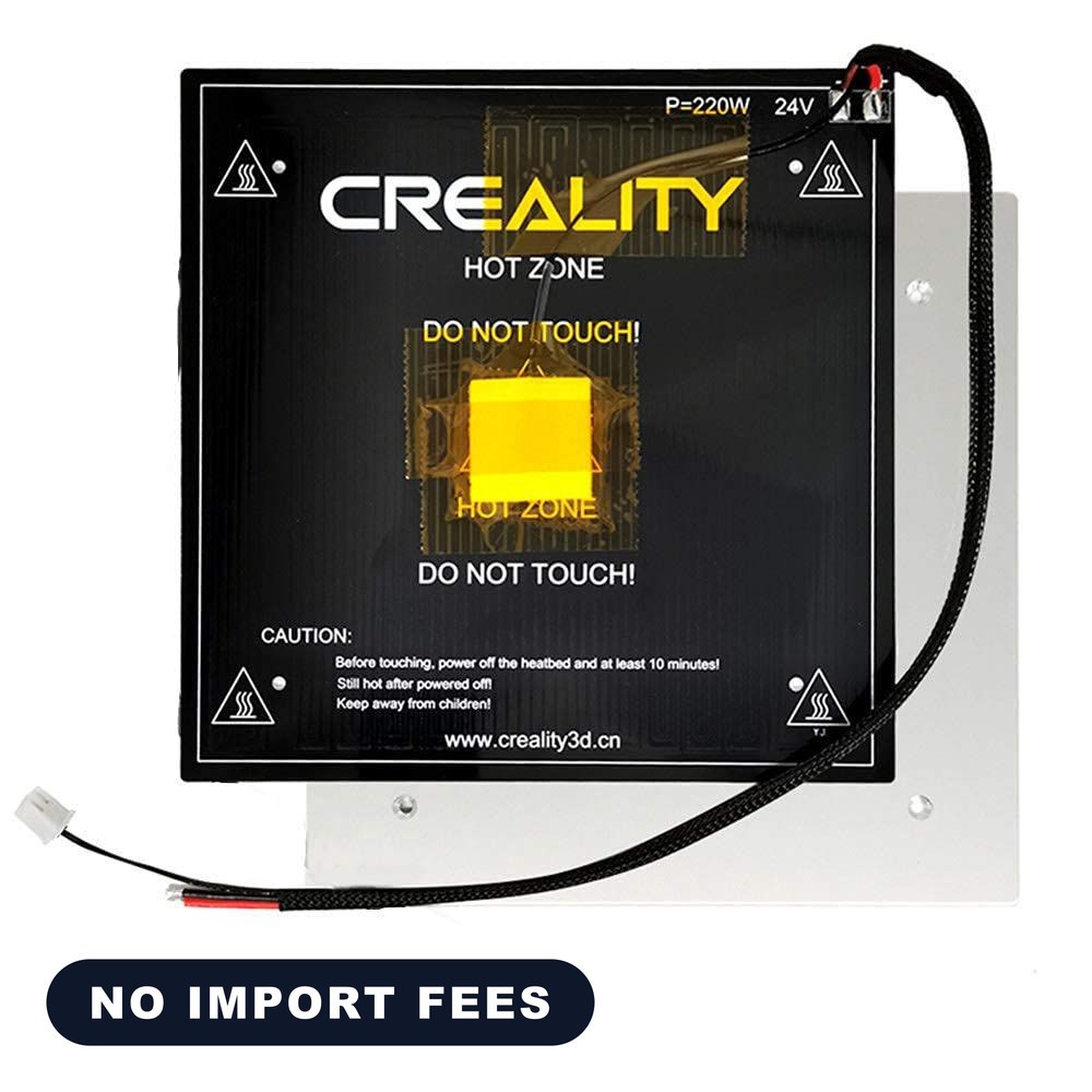 Official Ender 3 V2 Heated Bed 3D Printer Replacement Hot Bed 220W 24V with Cabl