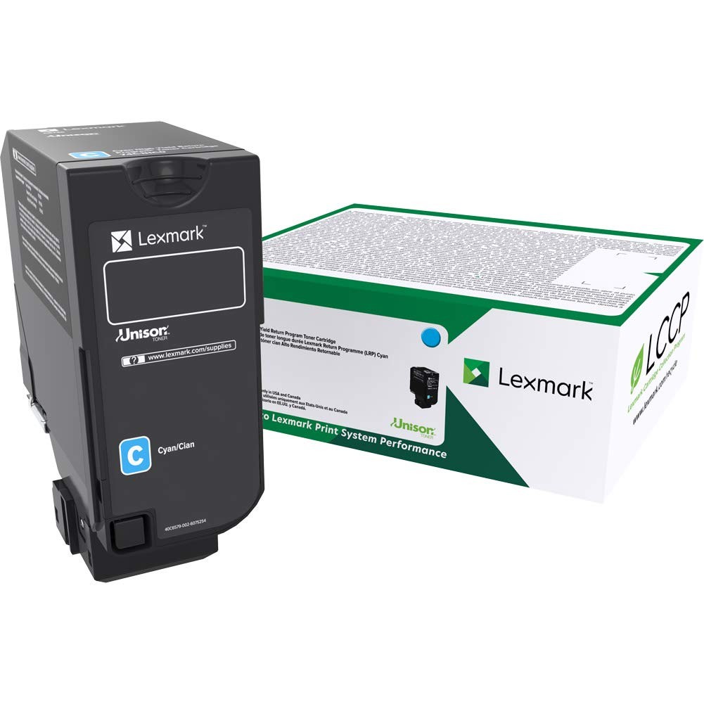 Lexmark Cyan Return Program Toner Cartridge