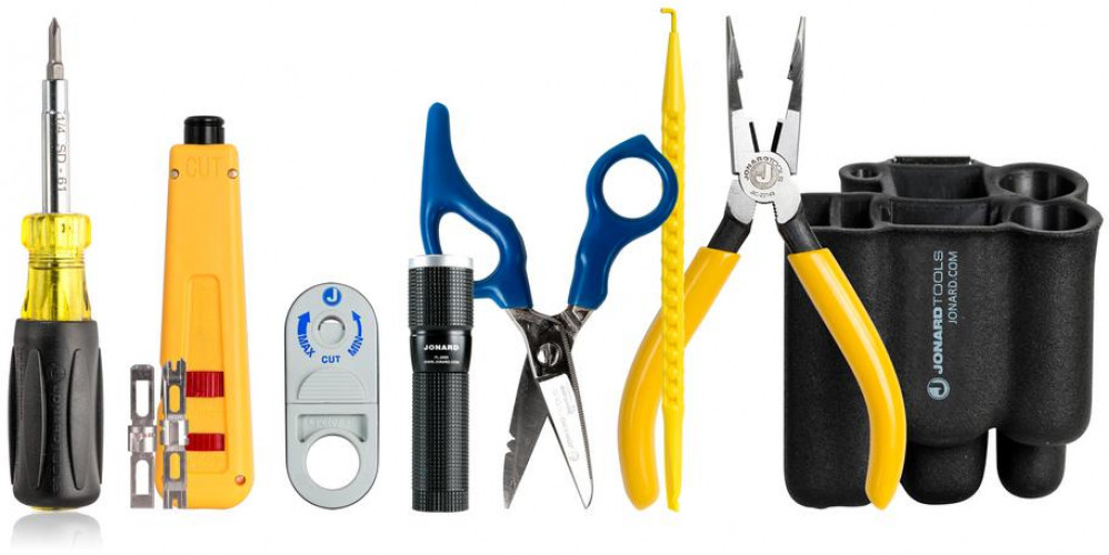 Punch Down Tool 8 Pieces Set Technician Service Kit Telecommunications Data Comm