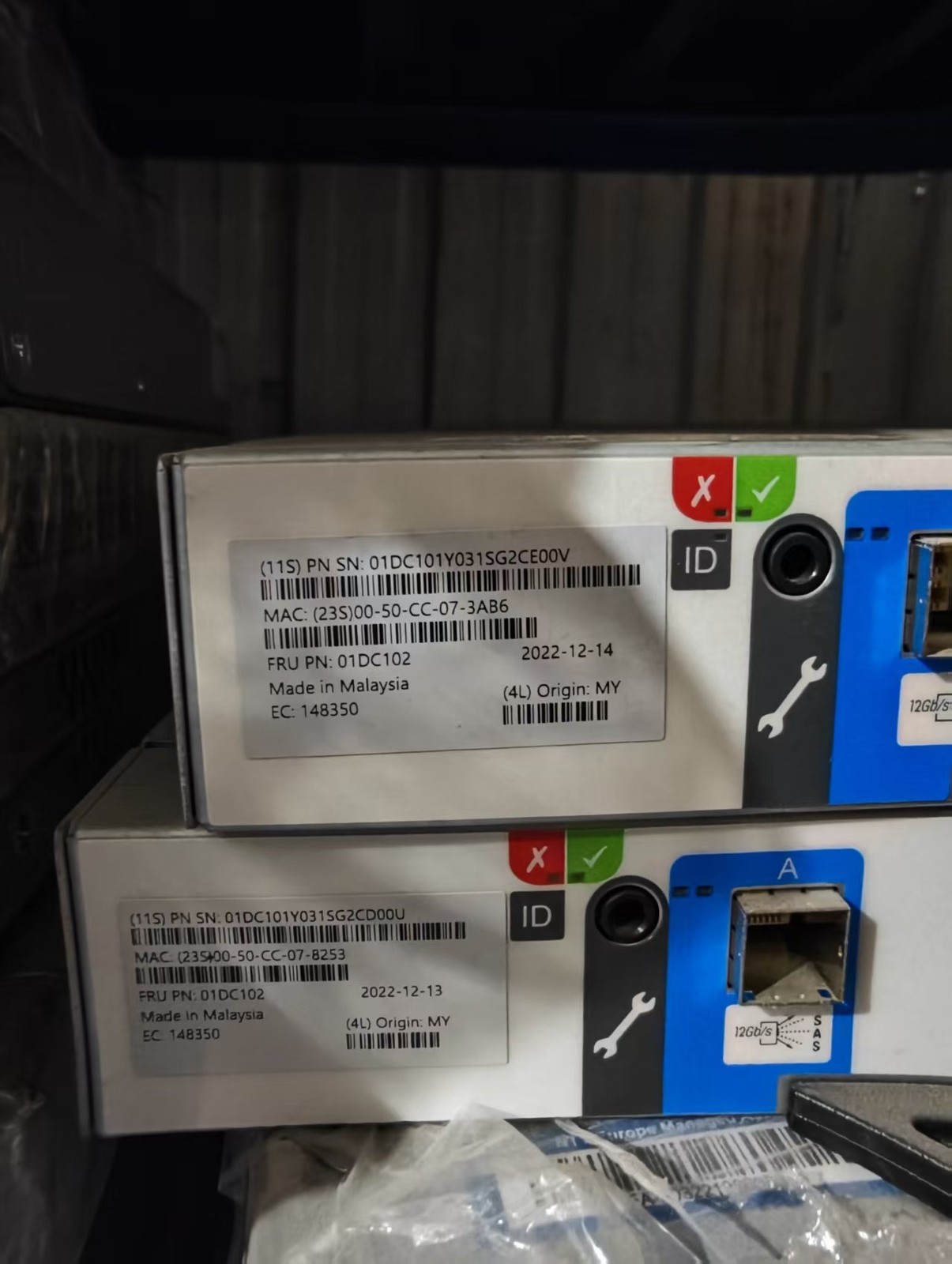 01DC102 Lenovo 12G SAS Storage Controller Module For Lenovo D1224