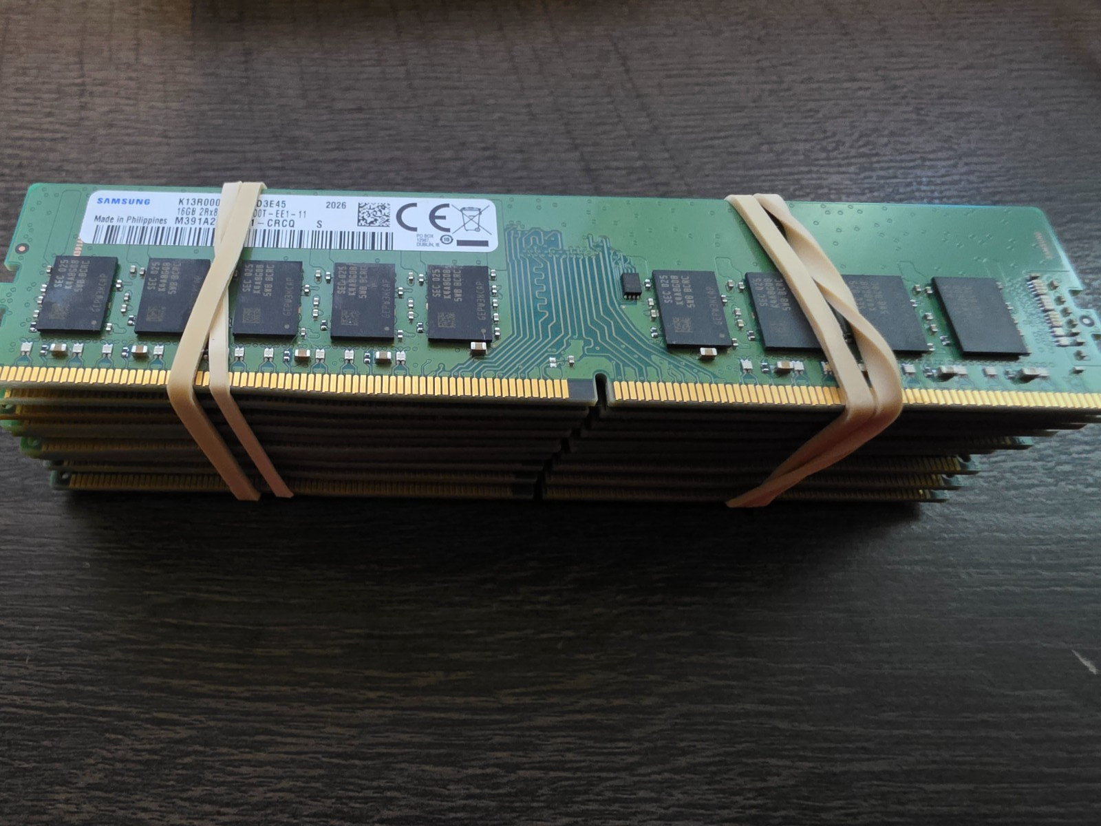 Lot of 10x 16GB DDR4 PC4 Server RAM Memory- Mixed Speeds & Brands