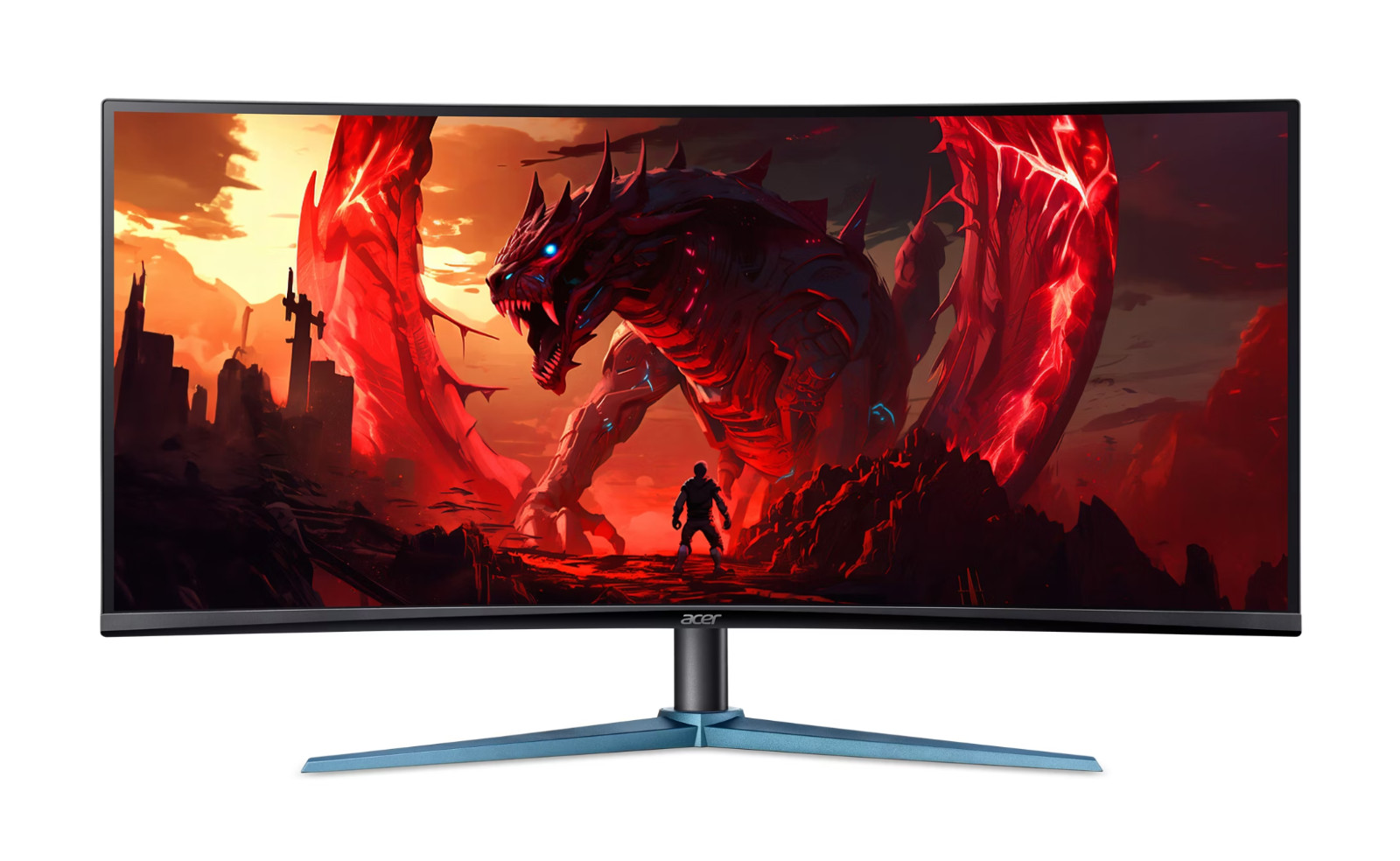Acer Nitro 34” Gaming Monitor Curved 120Hz 1ms 3440x1440 Refurbished