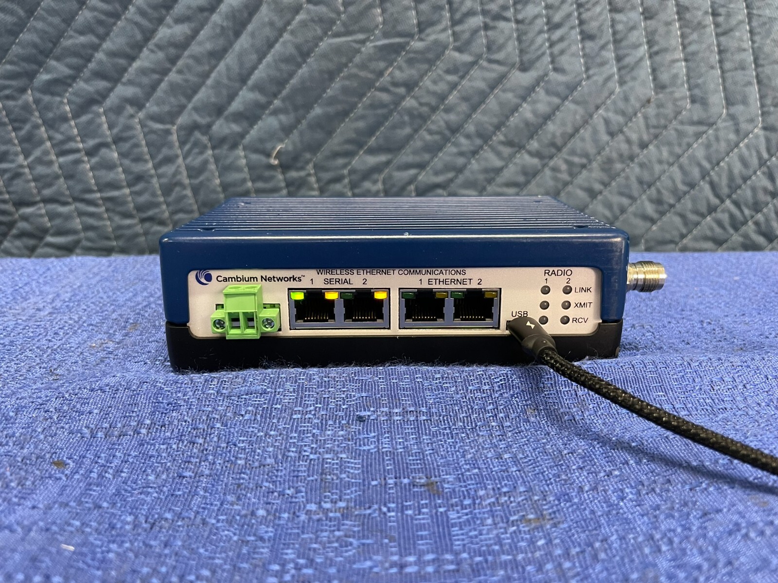 Cambium Networks N500 900 MHz Single with IO, MPN: NB-N500911A-US, No Power Cord