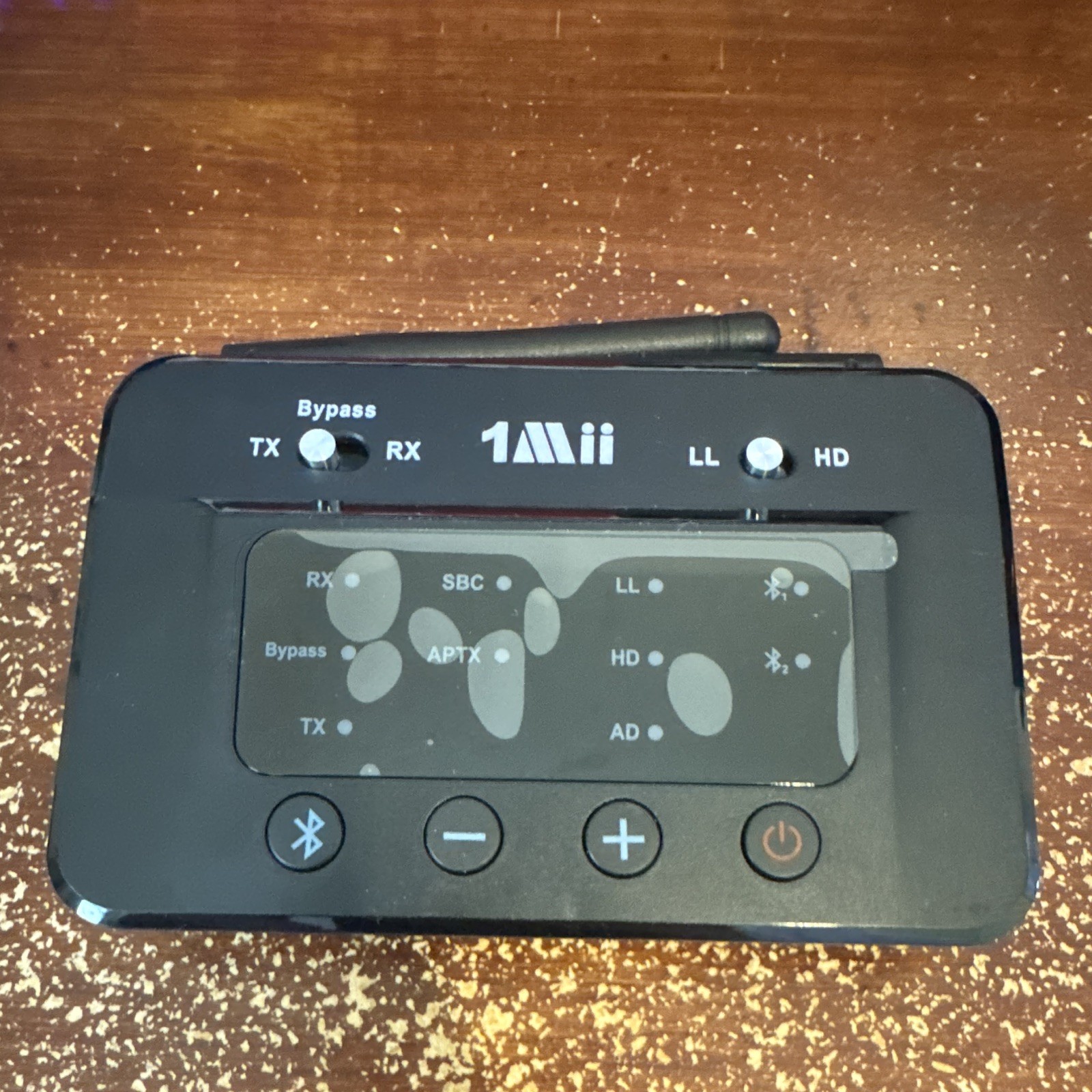 1Mii B03 Bluetooth Transmitter Receiver Black