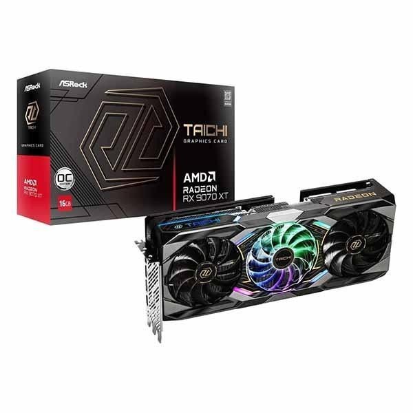 ASRock AMD Radeon RX 9070 XT Taichi OC 16GB Graphics Card