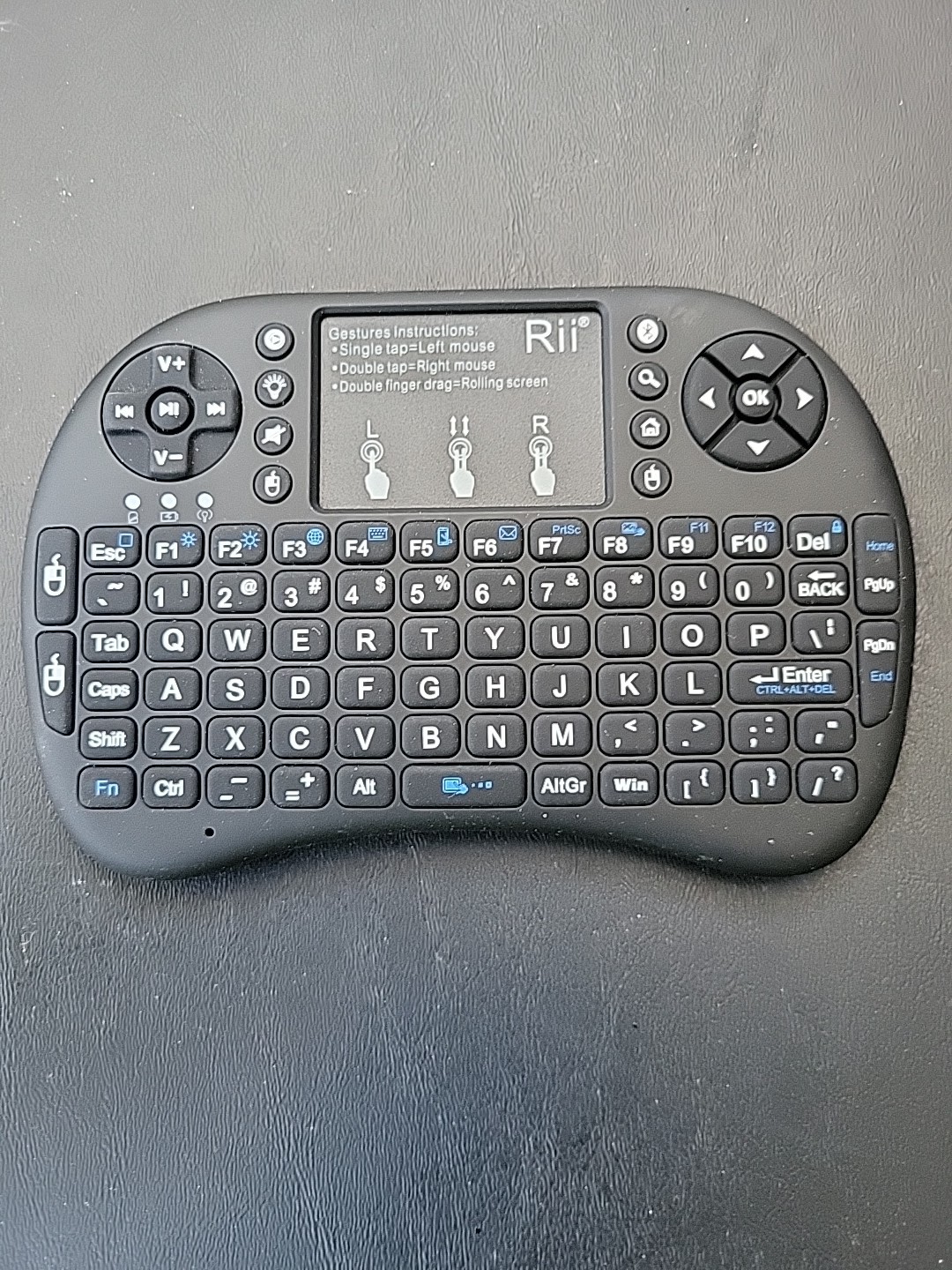 Rii i8 2.4G Mini Wireless Keyboard with Touchpad＆QWERTY Keyboard, Portable