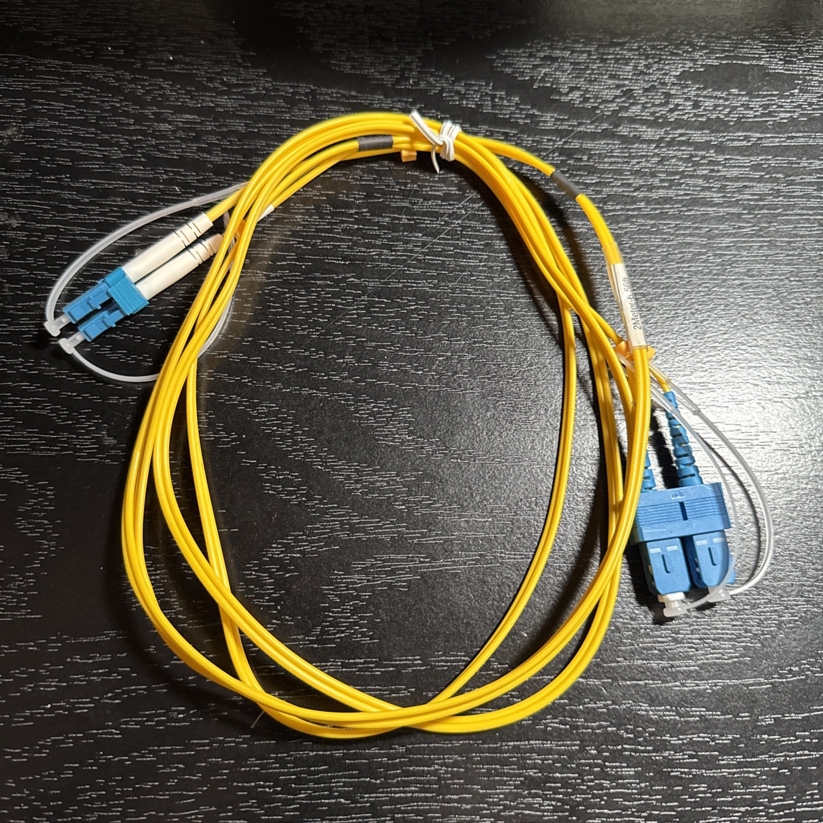 FS.com 40221 2M LC To SC Duplex OS2 9/125 Single Mode Fiber Optic Cable