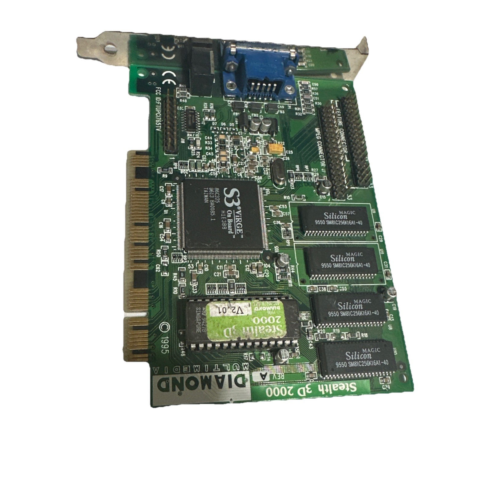Diamond Stealth 3D 2000 PCI PC graphics card