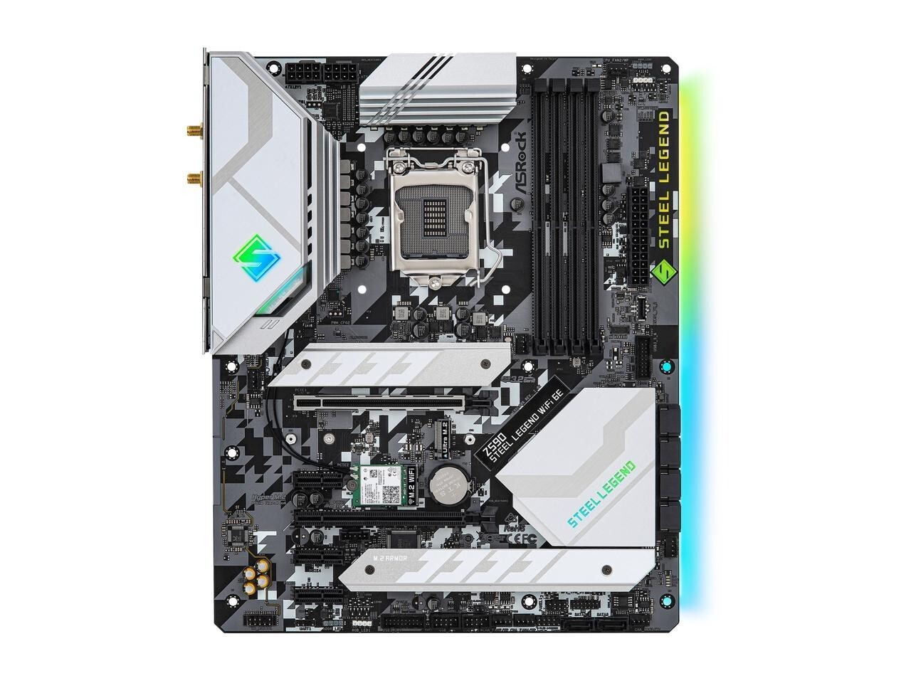 ASRock Z590 Steel Legend LGA 1200 Intel Z590 ATX Intel Motherboard