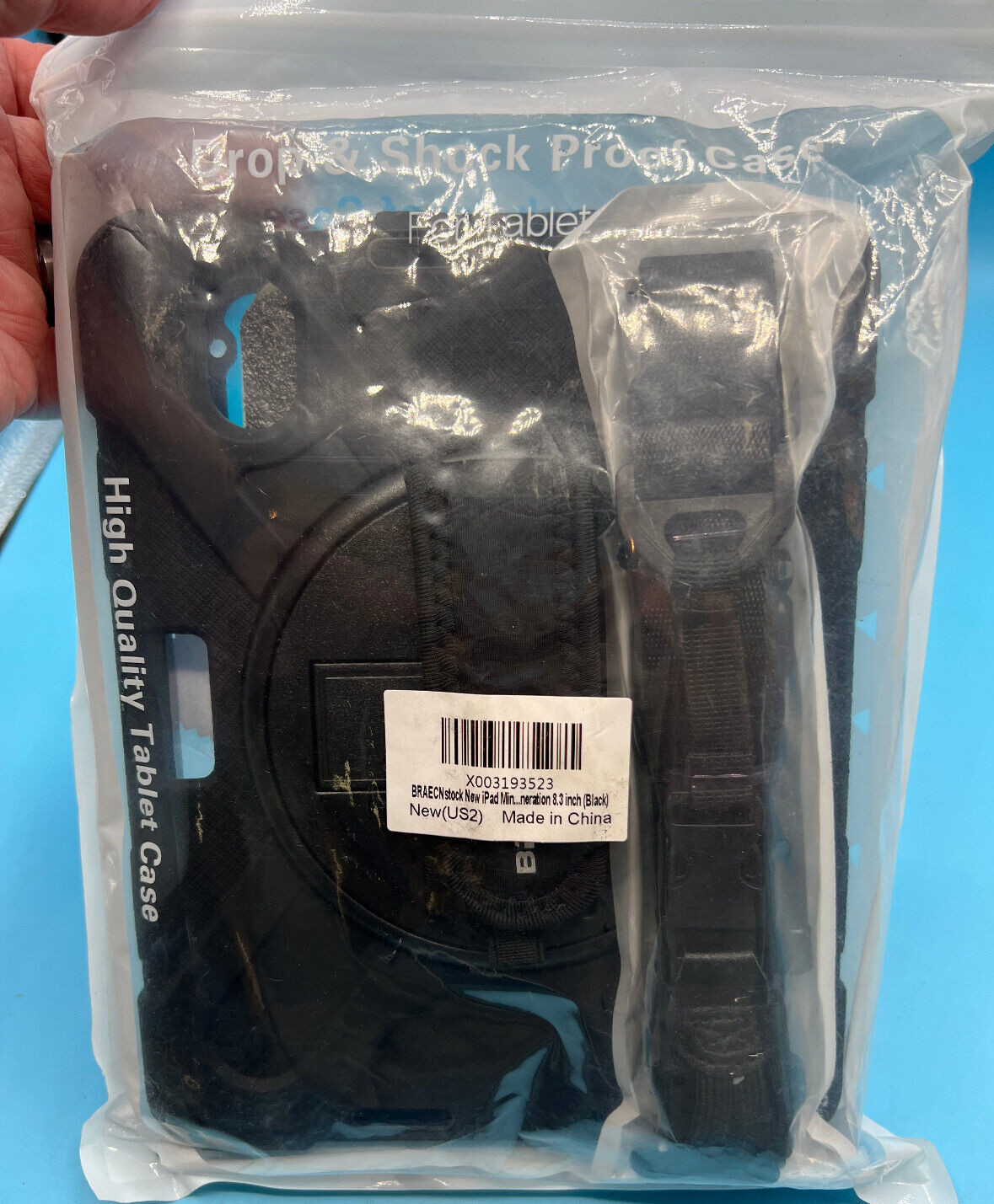 BRAECN iPad Mini3 Case Full Body Shock Proof 8.3" BLACK