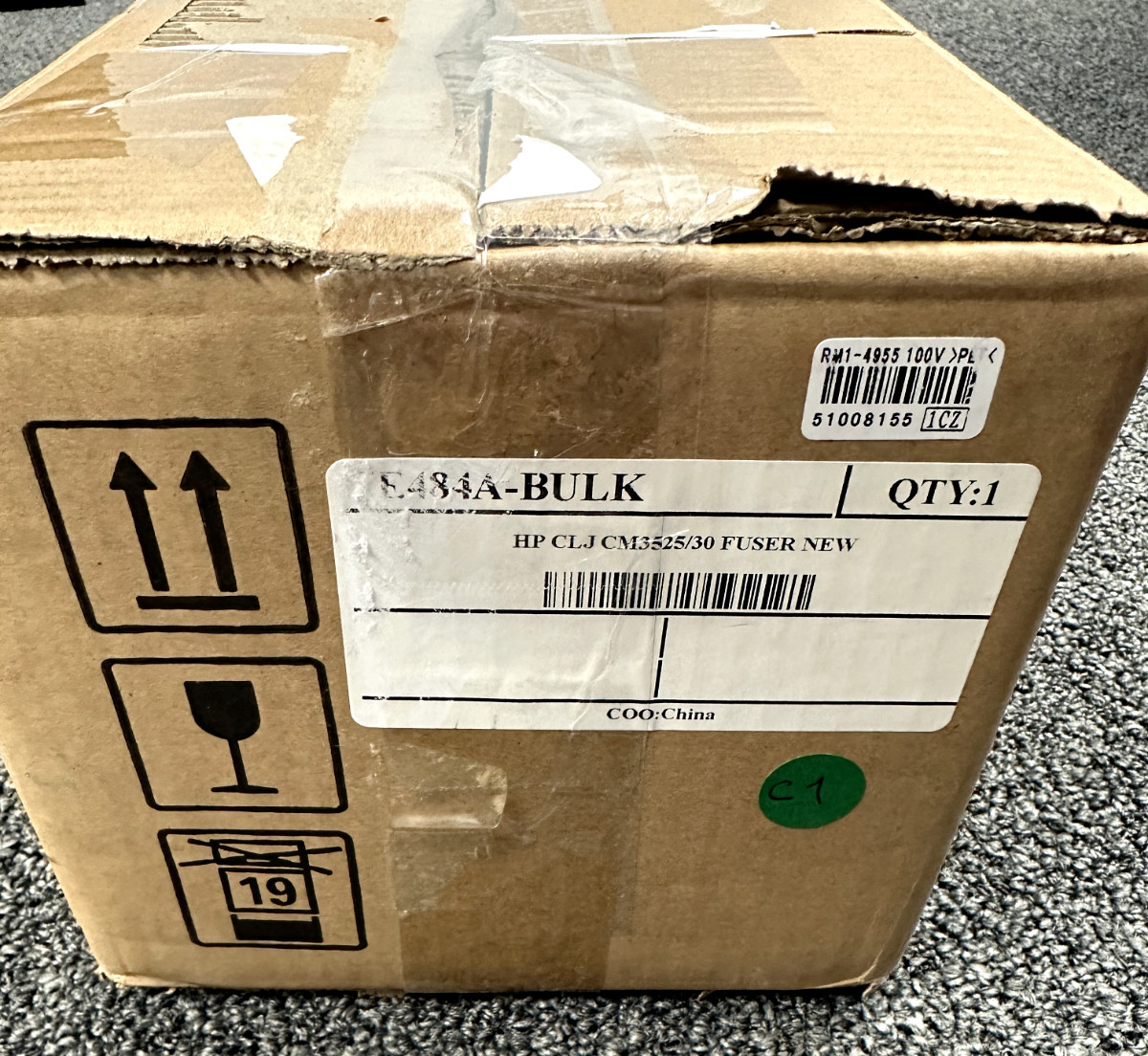 HP CLJ  Fuser Kit Laser CM3525 / CM3530 – Open Box – New, Unused