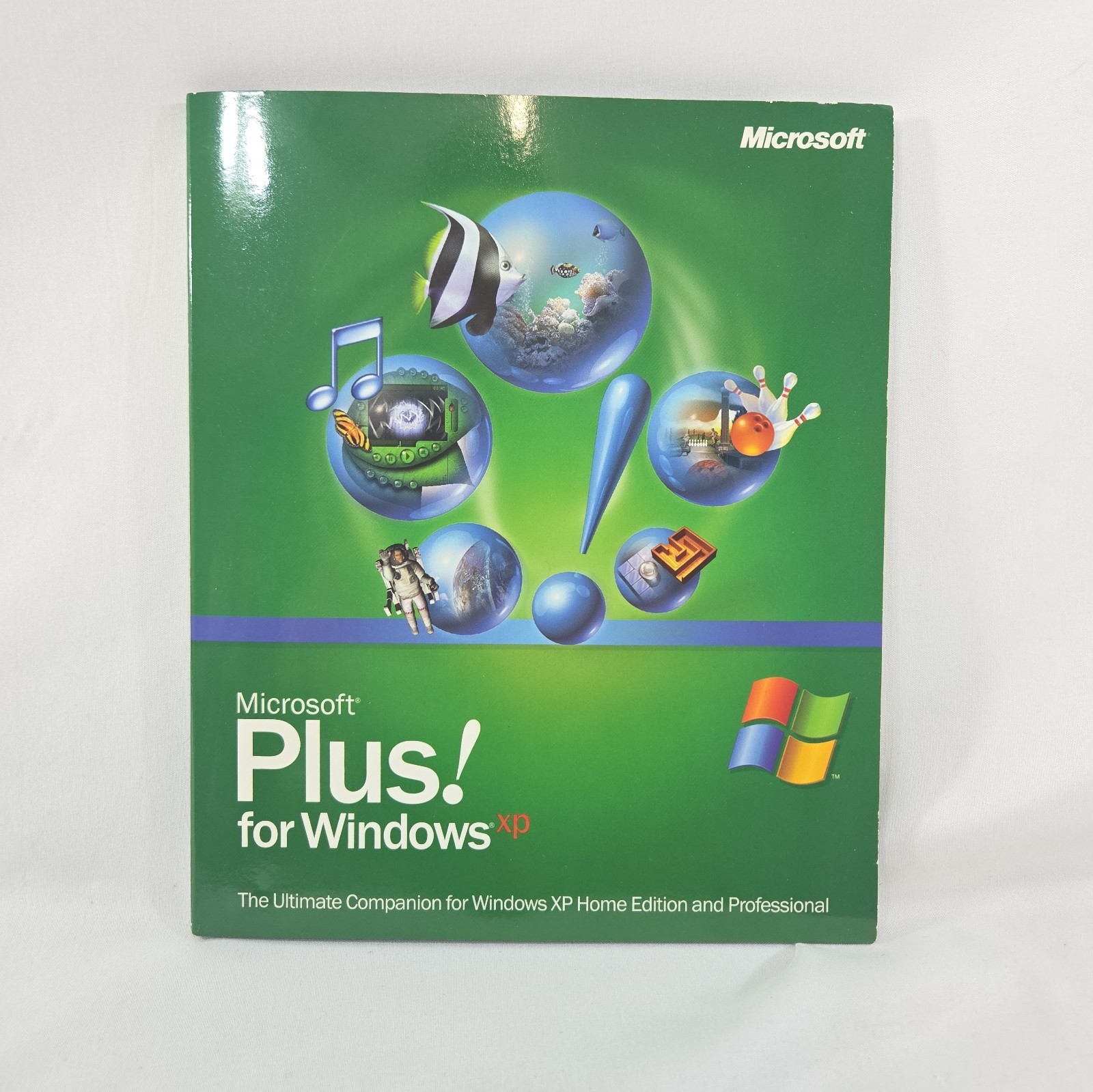 Microsoft Plus for Windows XP Set With CD & Manual [COMPLETE] In Sleeve 2001