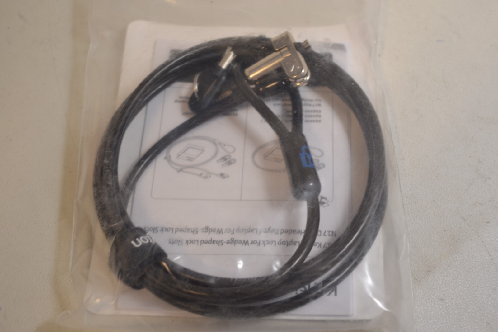 Kensington/Skilcraft Computer Locks, Keyed, Slim N17 for Wedge-Shaped Slot