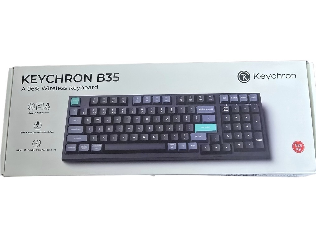 Keychron B35 96% Wireless Wired Keyboard
