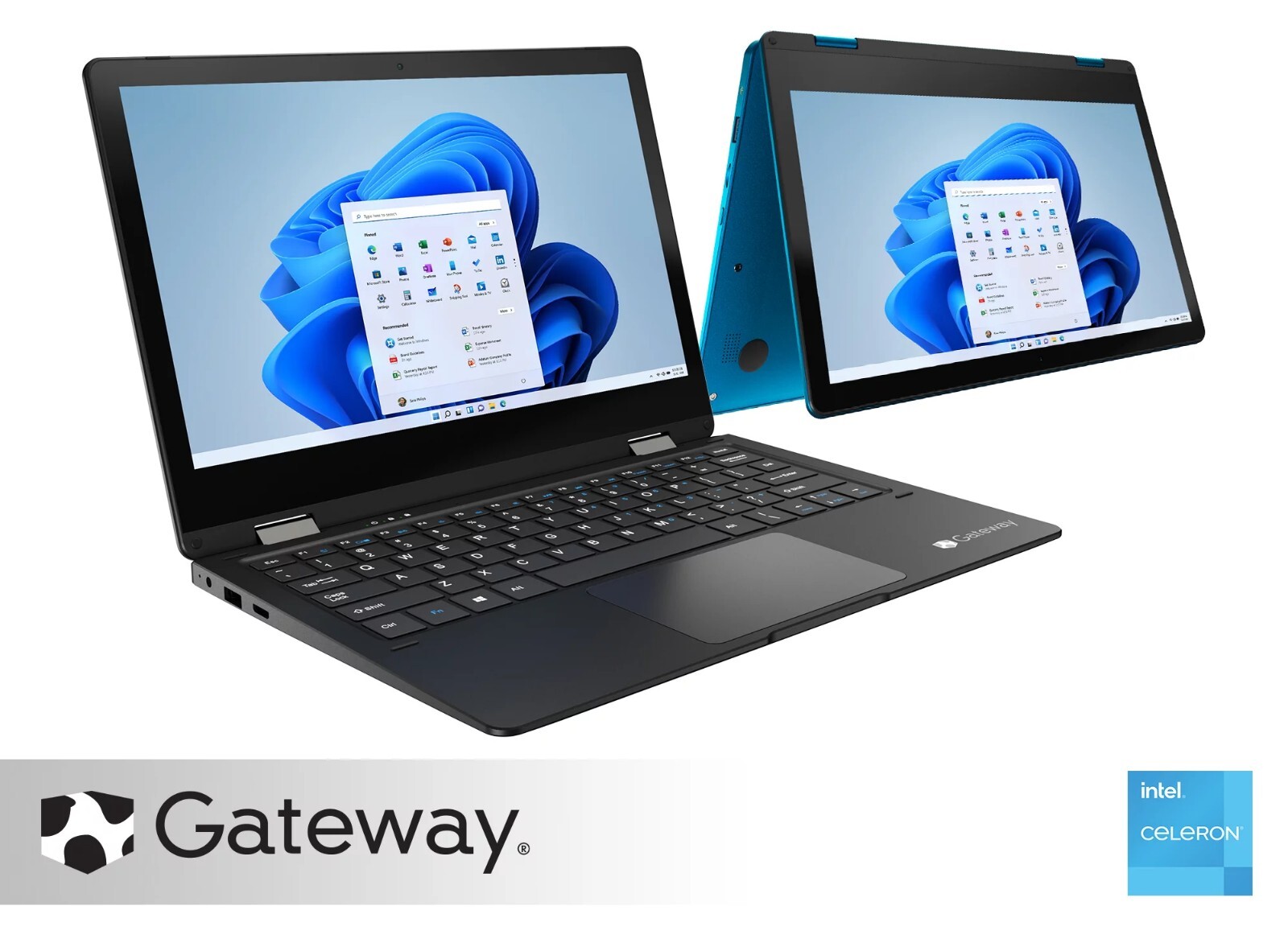 Gateway Notebook 11.6" Touchscreen 2-in-1s Laptop, Intel Celeron N4020, 4GB RAM,