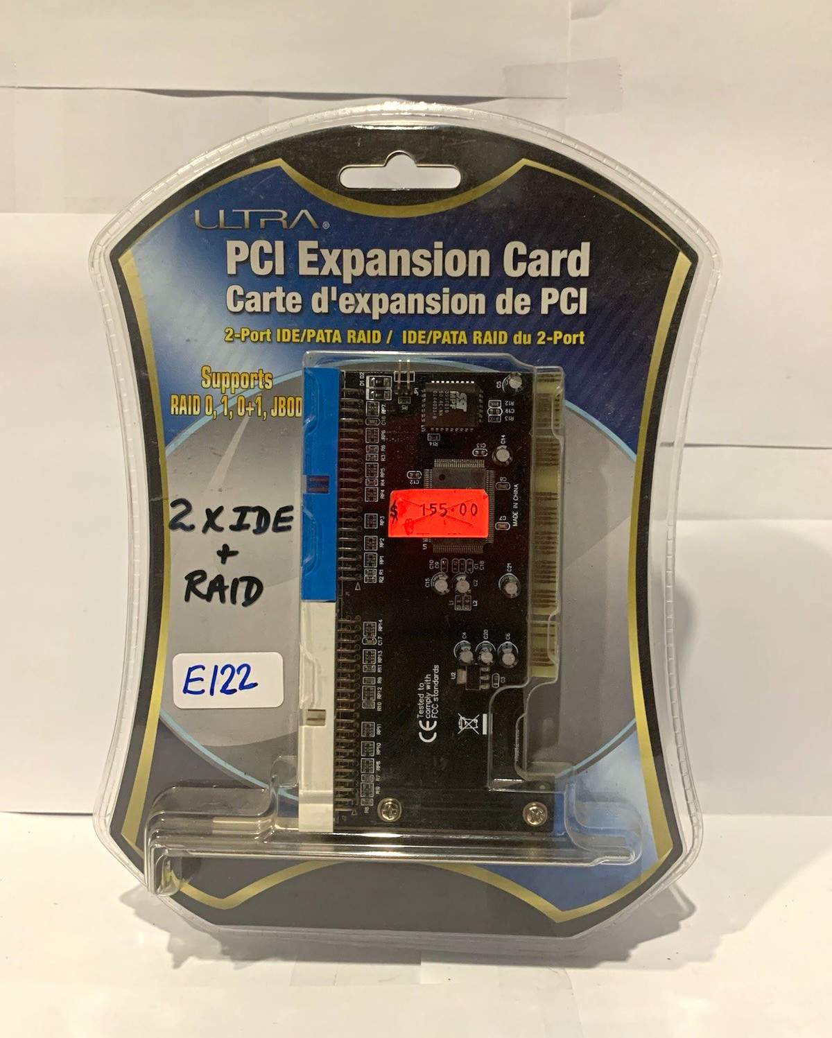 Ultra PCI 2-Port IDE/PATA RAID PCI Expansion Card, PCI Revision 2.2 U12-40626