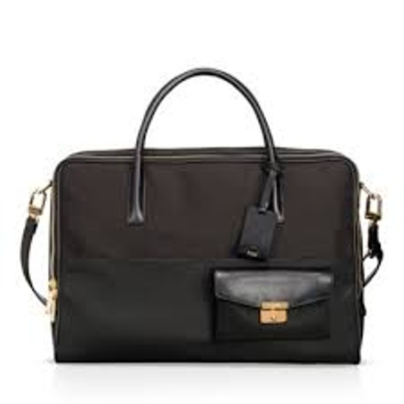 TUMI Larkin Marin Double Zip Brief Shoulder Bag