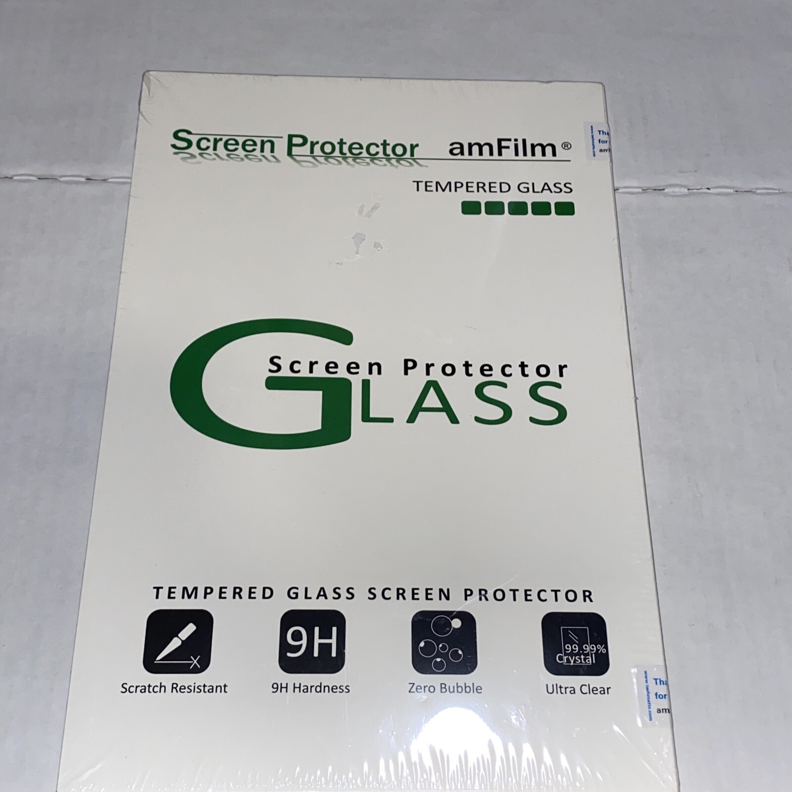 amFilm (2PK) Tempered Glass Screen Protector for iPad 8, 10.2, Air 3, & Pro 10.5