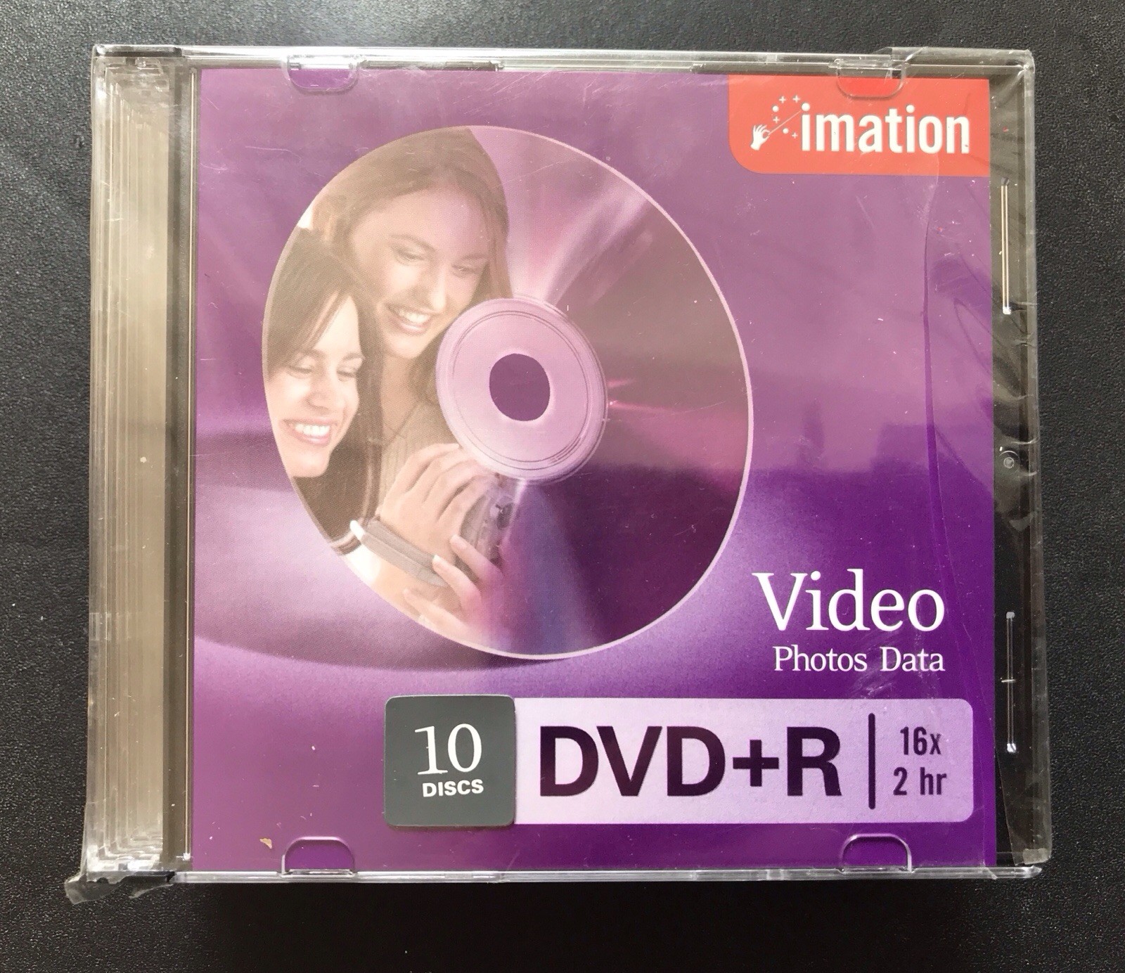 10 Pack Imation DVD-R Video Discs Blank New Unused. 16x. 2 Hr.