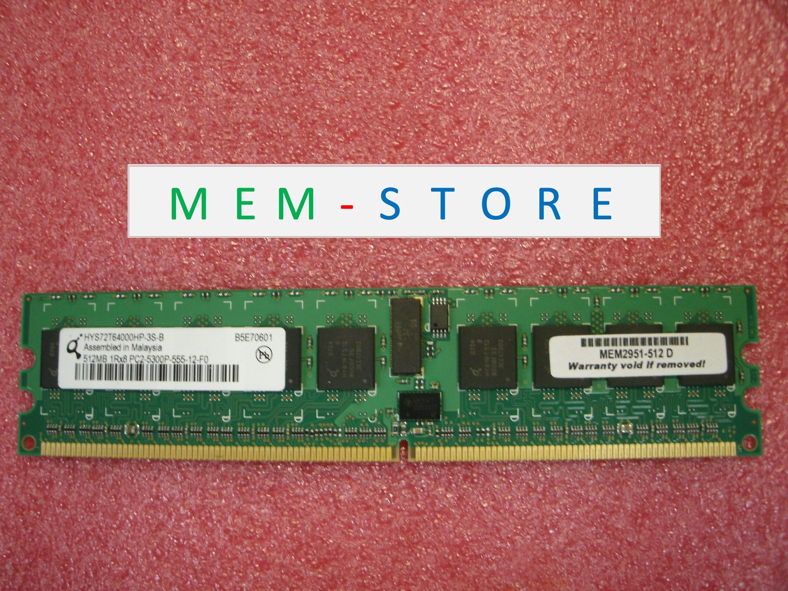 MEM-2951-512MB=  512MB DRAM Memory for Cisco 2951 New