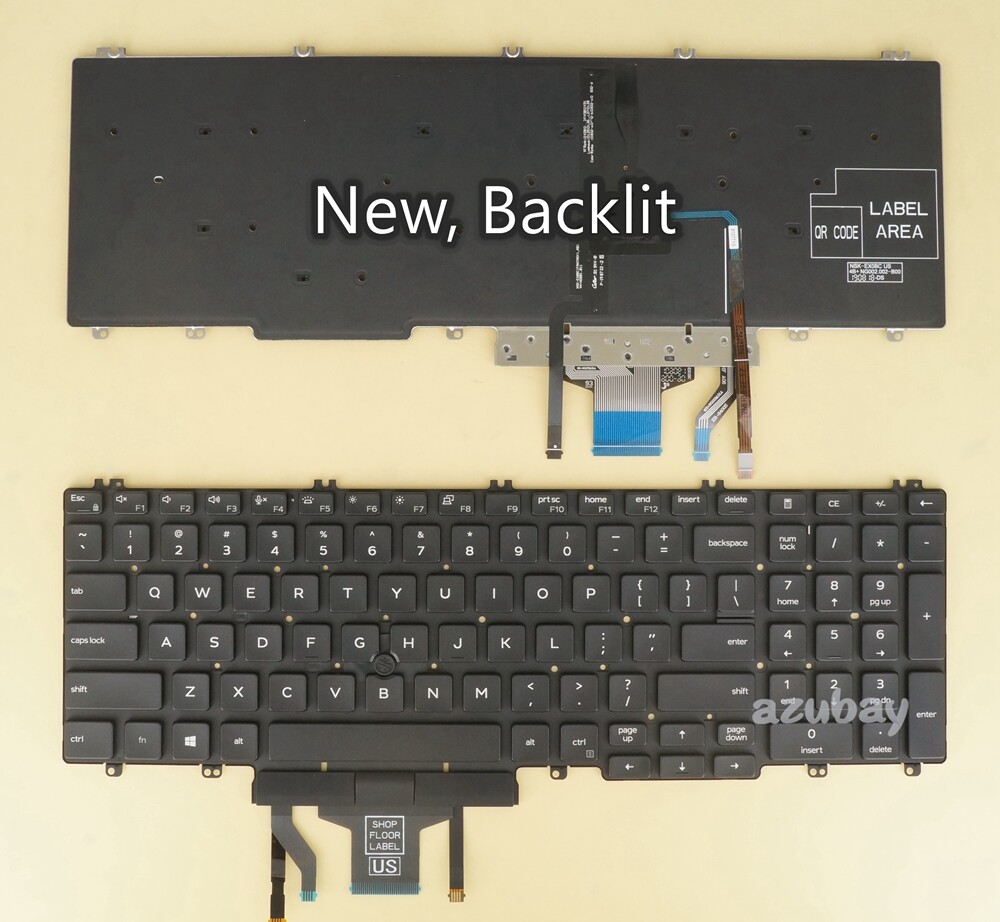 Keyboard for DELL Latitude 5500 5501 5510 5511, Precision 3540 3541 3550 3551
