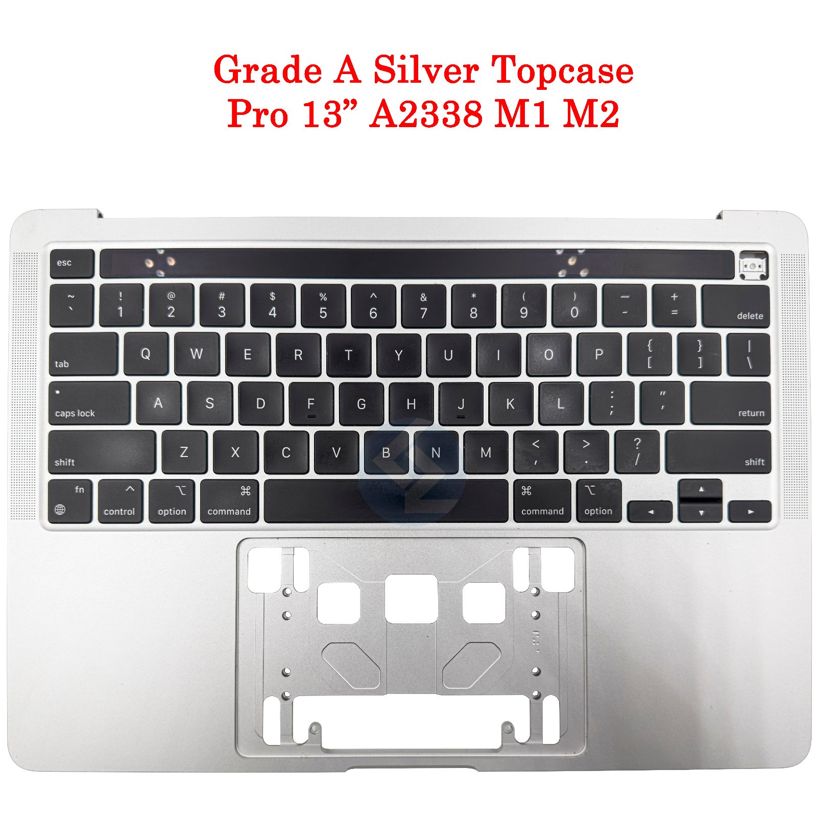 Grade A Silver Keyboard TopCase Battery A2171 Macbook Pro 13" A2338 M2 2022