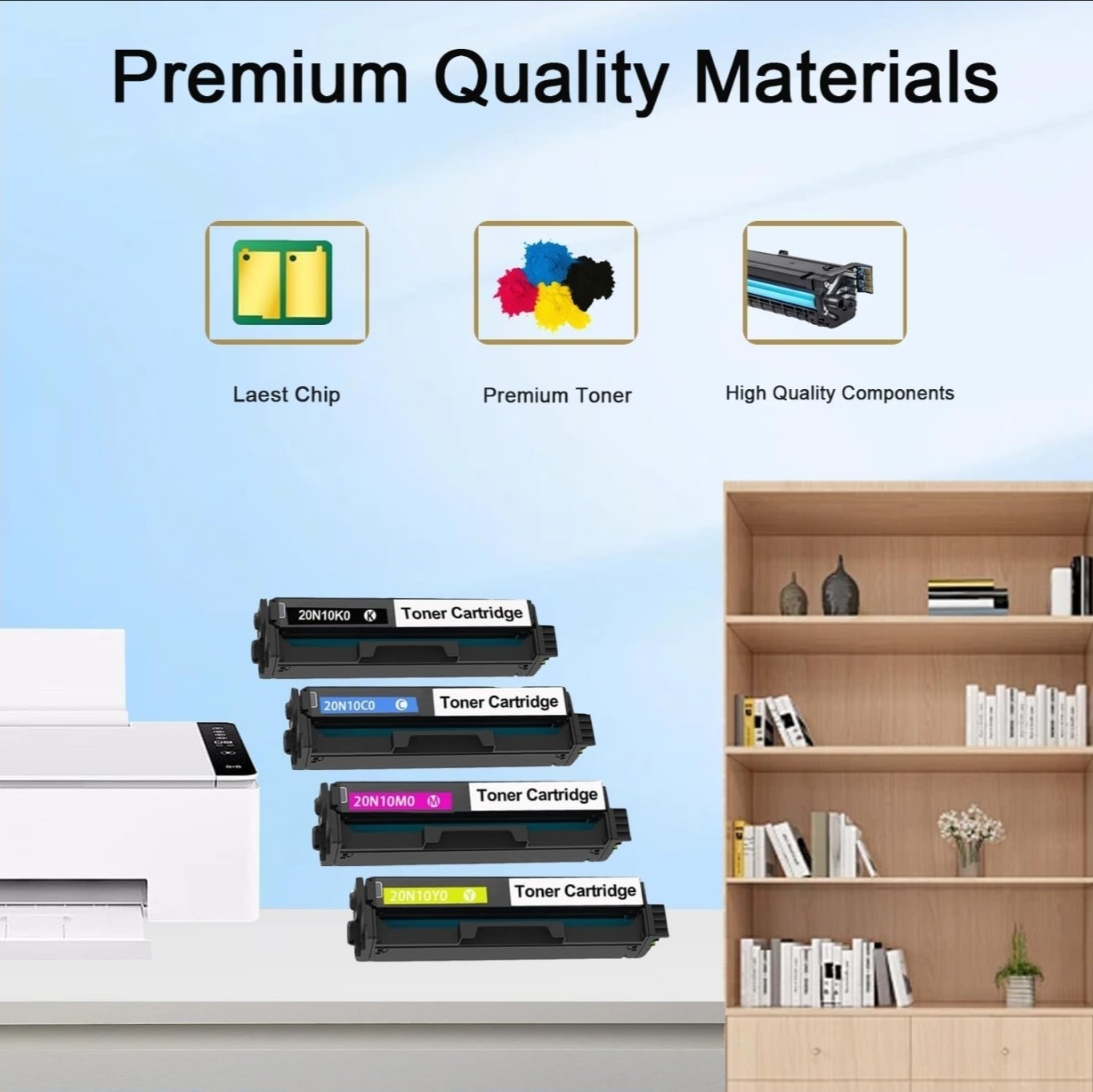 Toner Cartridge for Lexmark CS331 CX331 20N10K0 20N10C0 20N10M0 20N10Y0 4 Pack