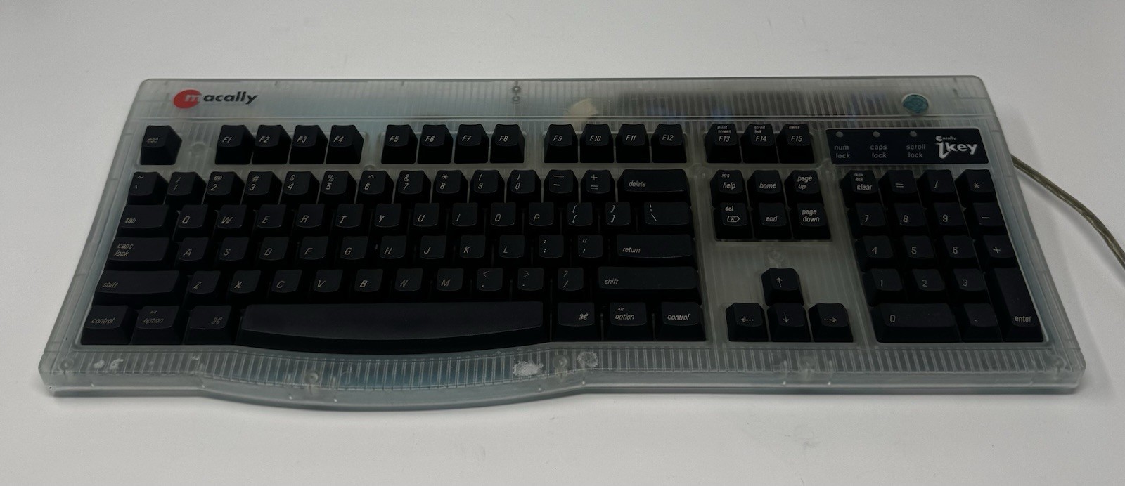 Vintage Apple Macintosh MacAlly iKey Keyboard - Good Condition, Untested