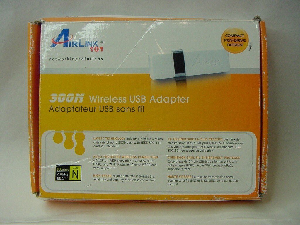 AIRLINKL 101 WIRELESS N  USB ADAPTER