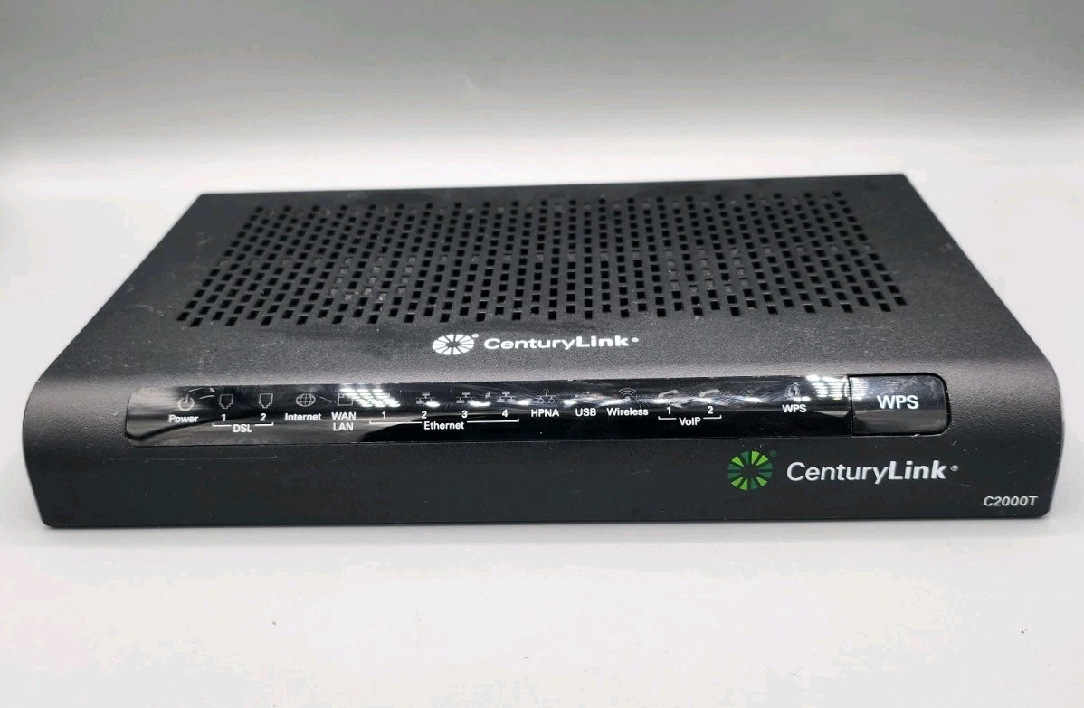 CenturyLink Technicolor C2000T Wireless 802.11n Wifi Router Needs Power Cord