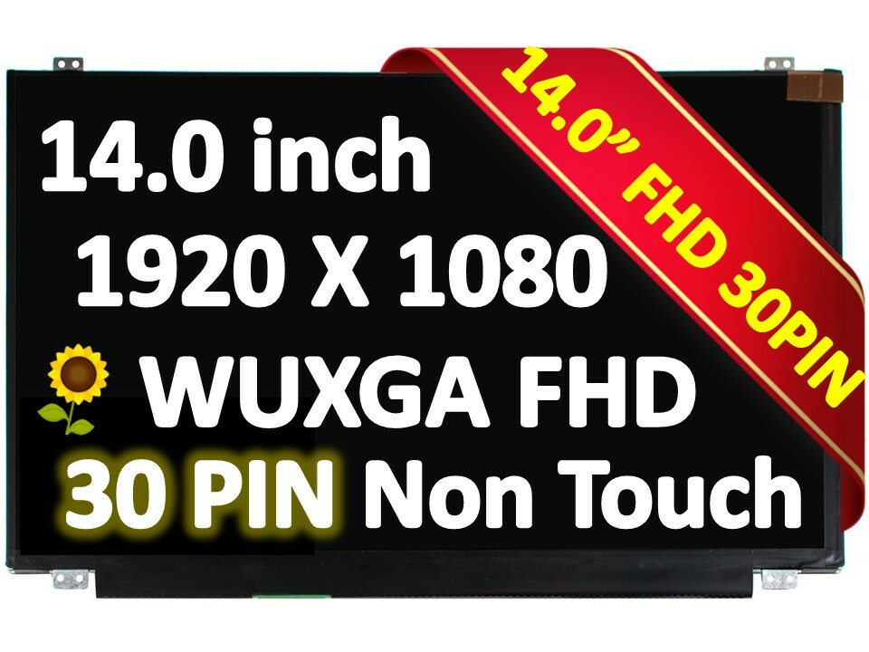 14.0" LED Screen for LENOVO 01AV853 LCD LAPTOP SD10K84582 LP140WF6(SP)(B2)
