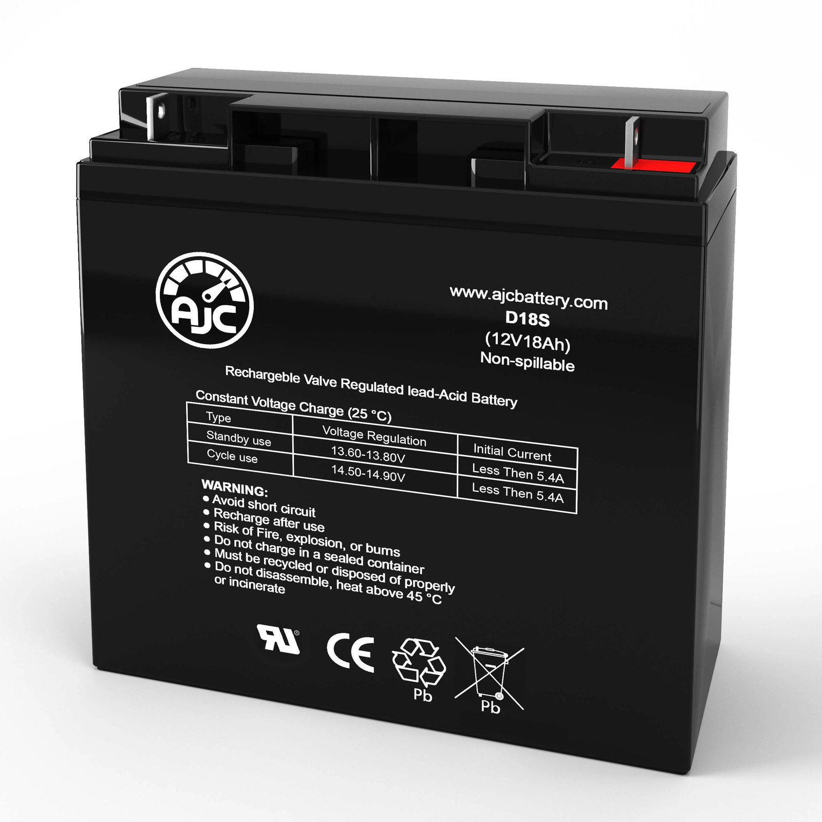 AJC Battery Compatible with Mitsubishi 7011AR-30-B 12V 18Ah UPS Battery